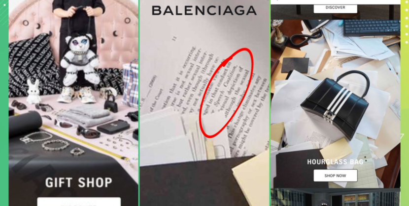 Balenciaga es tachada de promover la explotación sexual en niños.