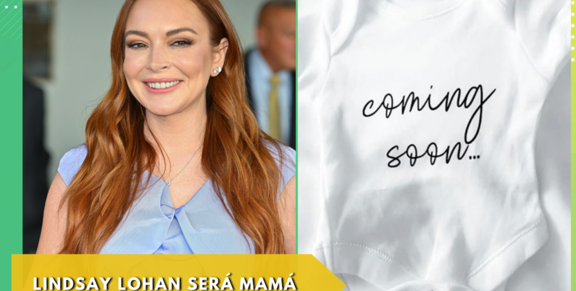 Lindsay Lohan anunció su embarazo.