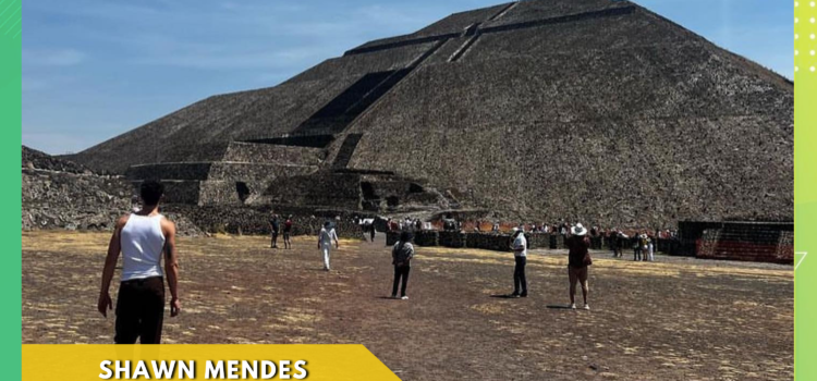 ¡Shawn Mendes llegó a CDMX! Se paseó por Teotihuacán